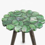 Tom Acacia Wood Side Table | Green