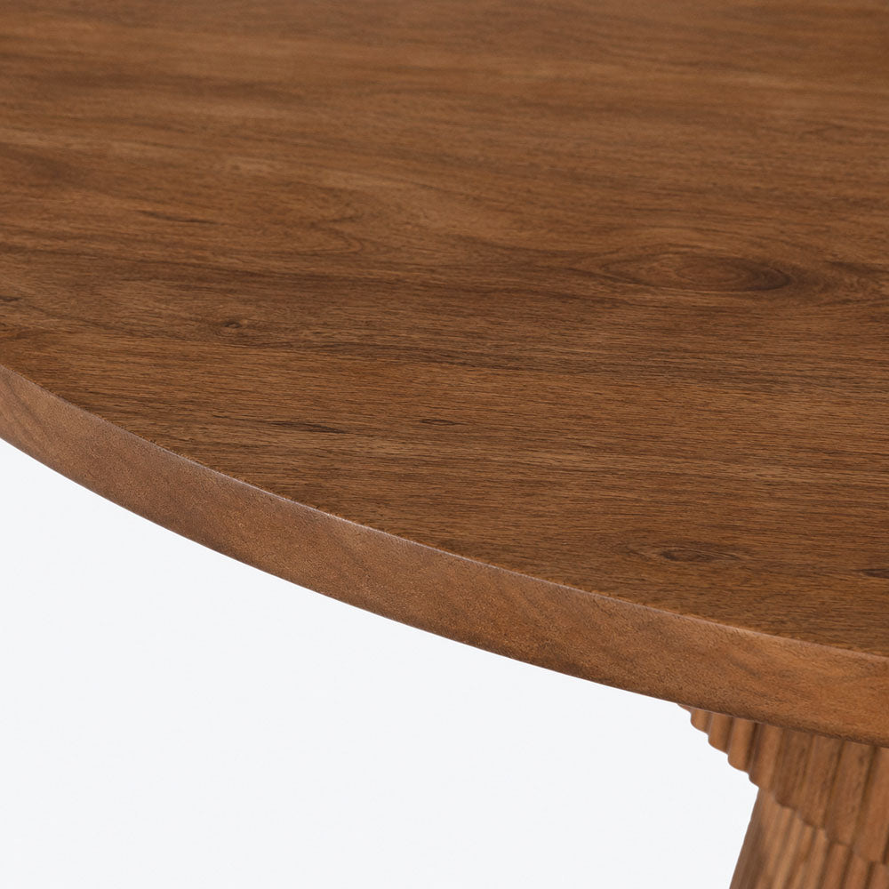 Beaufort Mango Wood Dining Table | Honey