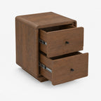 Lux Mango Wood Bedside Table | Brown
