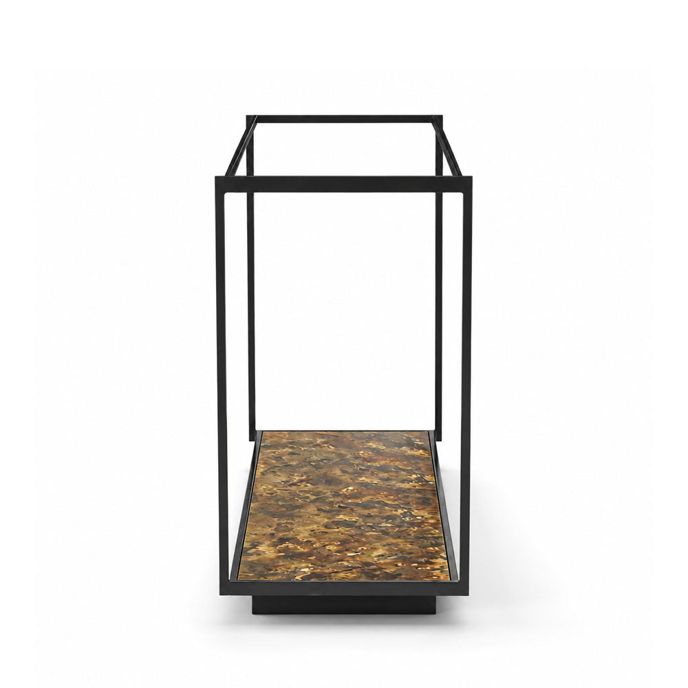 Luna Iron Console Table | Gold