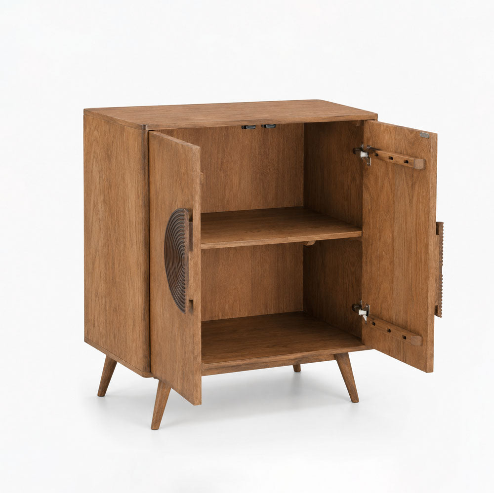 Dane Mango Wood Cabinet | Honey