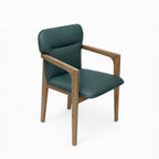 Cedar Acacia Wood Dining Chair | Teal