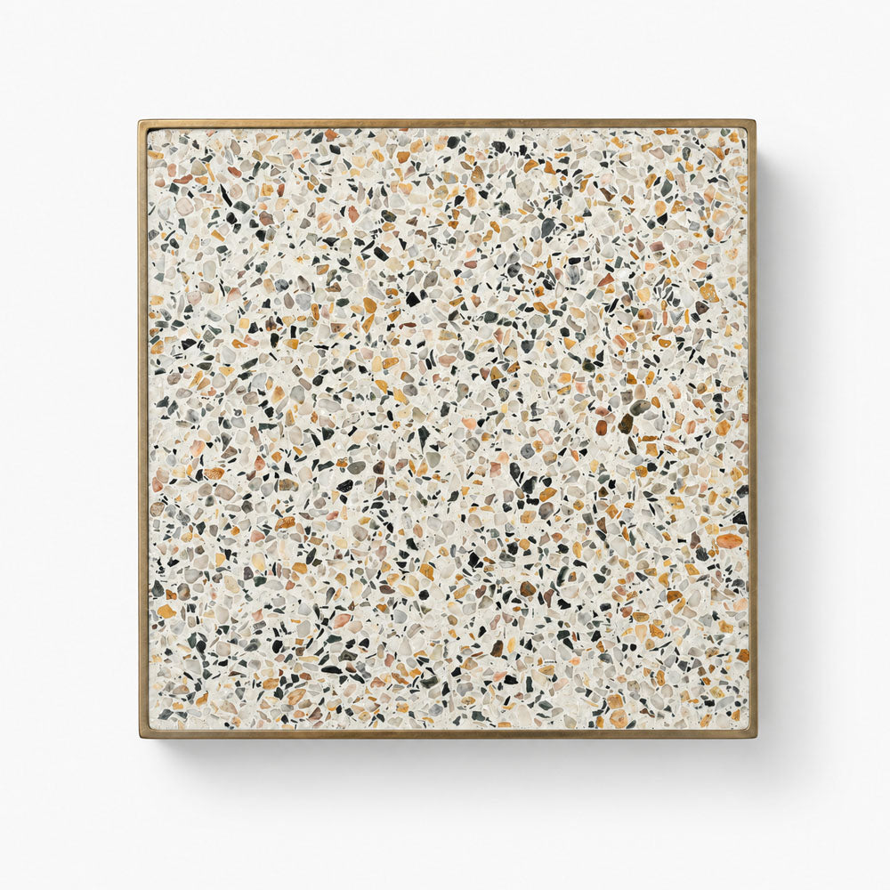 Ford Iron Side Table | Terrazzo