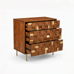 River Mango Wood Drawer Chest | Honey