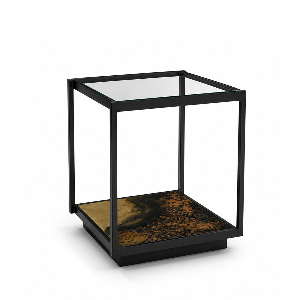Stella Iron Side Table | Rust
