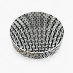 Serena Bone Inlay Coffee Table | Black