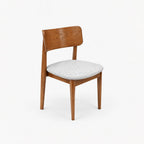 Naomi Polyester Dining Chair | Honey
