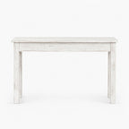 Elina Mango Wood Console Table | White