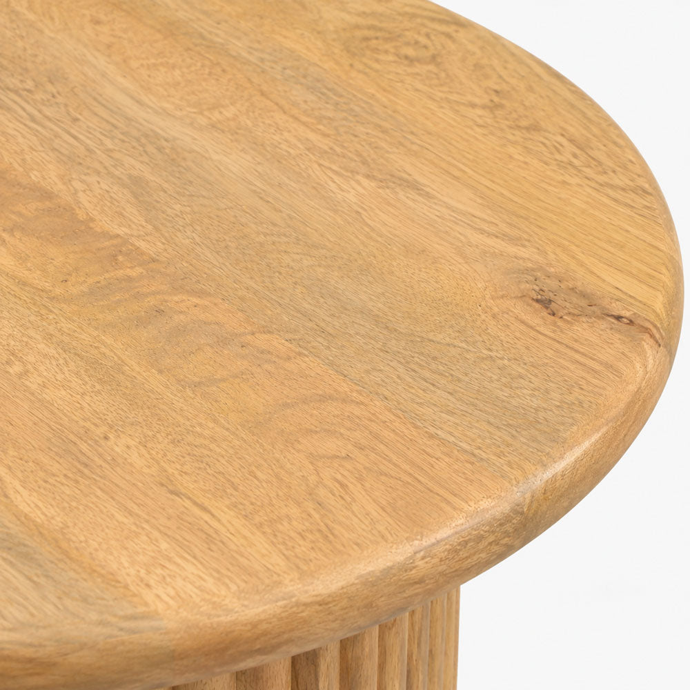 Cedric Mango Wood Side Table | Honey