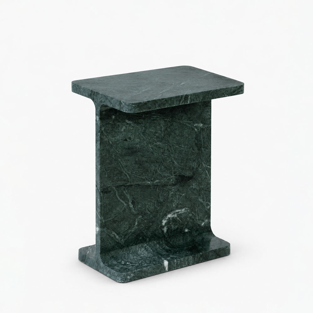 Julian Marble Side Table | Forest Green