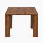 Silver Mango Wood Dining Table | Brown