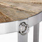 Enzo Reclaimed Wood Side Table | Natural