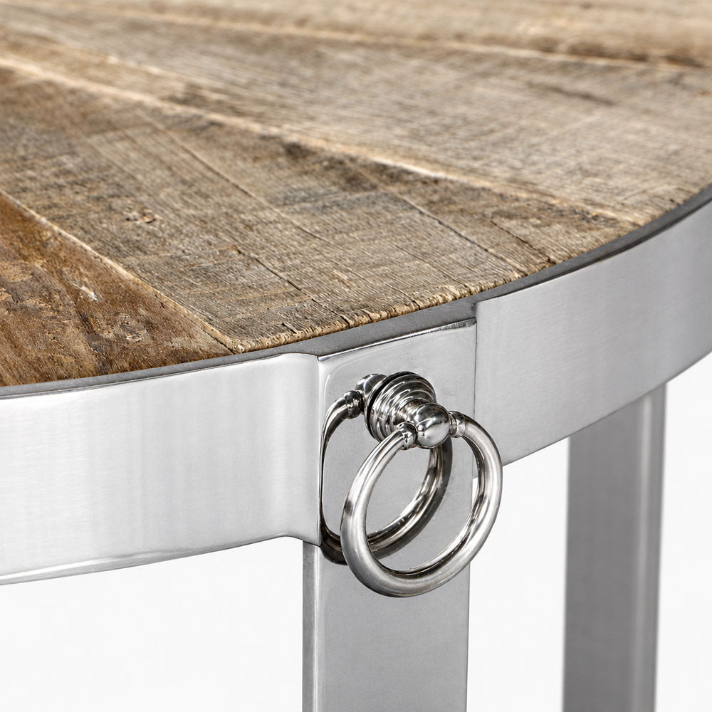 Enzo Reclaimed Wood Side Table | Natural