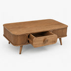 Sisal Mango Wood Coffee Table | Honey