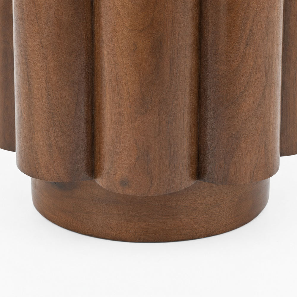 Dean Marble Side Table | Honey