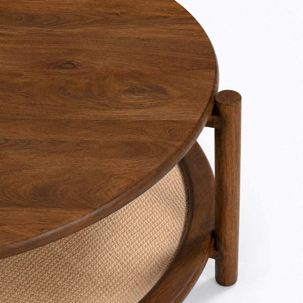 Enola Mango Wood Coffee Table | Brown