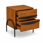 Dalton Mango Wood Bedside Table | Honey