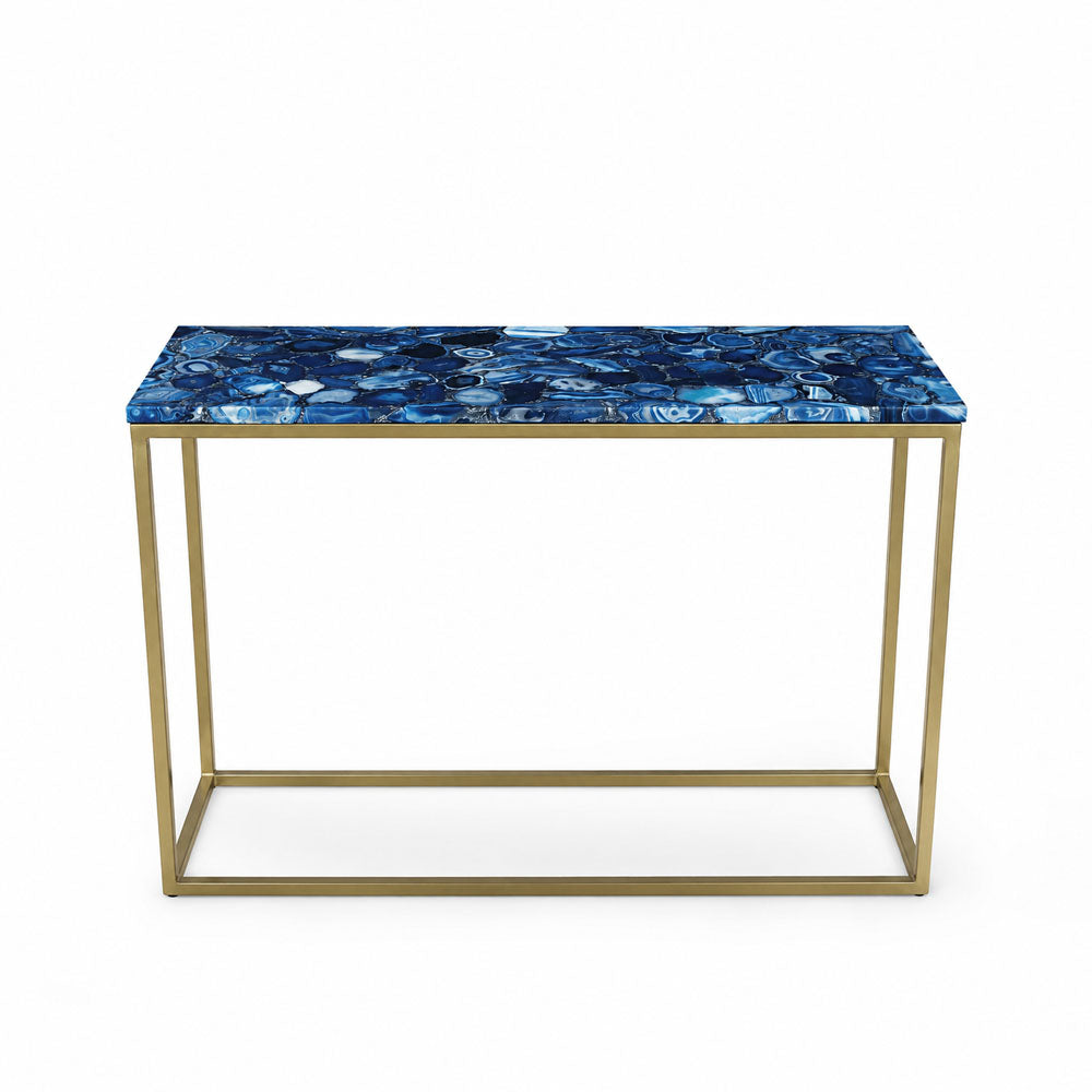 Roman Agate Console Table | Blue