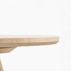 Strider Acacia Wood Coffee Table | Cream