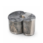 Marina Iron Coffee Table | Silver