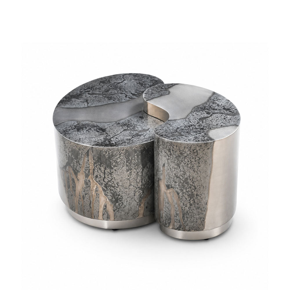 Marina Iron Coffee Table | Silver