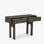 Moss Mango Wood Console | Walnut