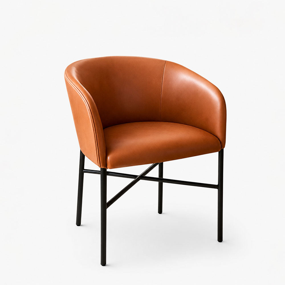 Weston Polyester Dining Chair | Tan