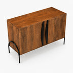 Dalton Mango Wood Cabinet | Honey