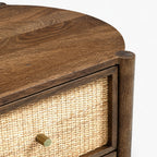 Bowen Mango Wood Bedside Table | Brown
