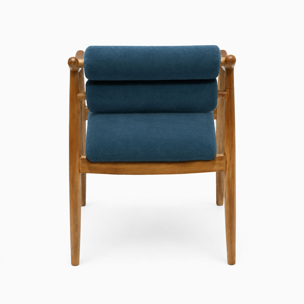 Linden Acacia Wood Dining Chair | Light Blue