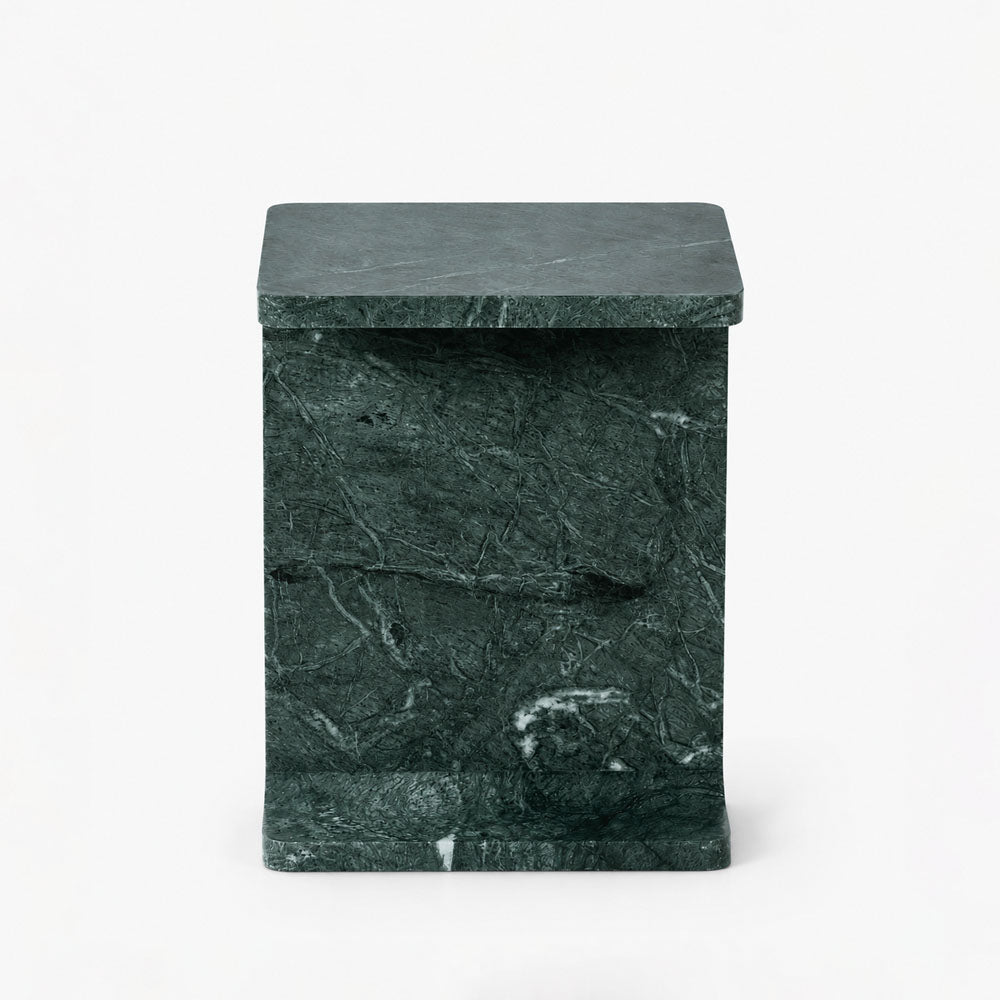 Julian Marble Side Table | Forest Green