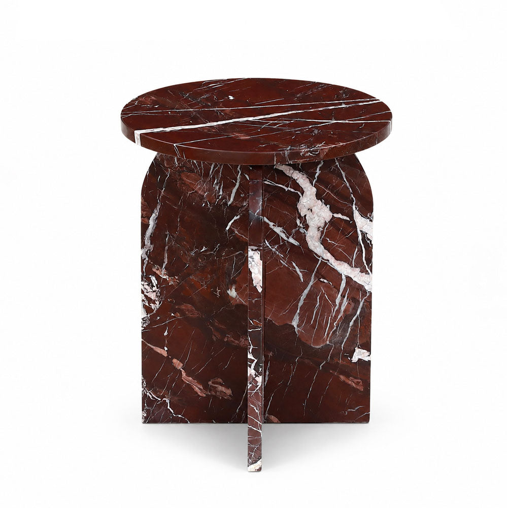 Clark Marble Side Table | Red Lavante