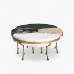 Caleb Marble Coffee Table | Set of 4 | Multi
