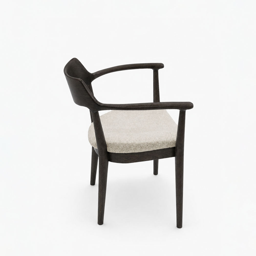 Grove Polyester Dining Chair | Walnut