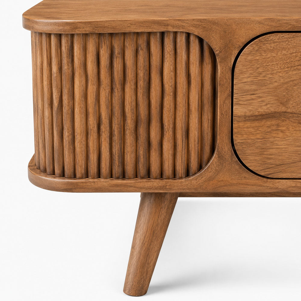 Sisal Mango Wood Coffee Table | Honey