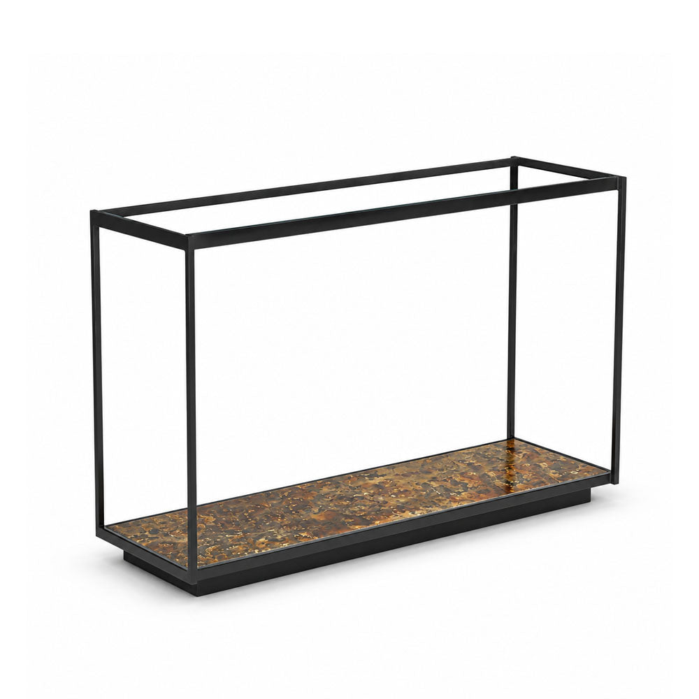 Luna Iron Console Table | Gold