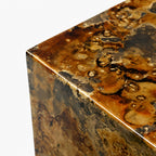 Luna Iron Side Table | Gold