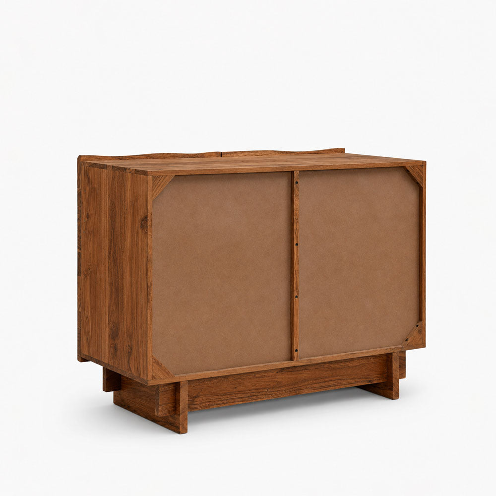 Cedar Acacia Wood Cabinet | Brown