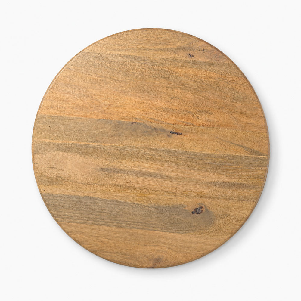Ruby Mango Wood Side Table | Natural