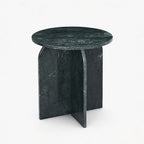 Clark Marble Side Table | Forest Green