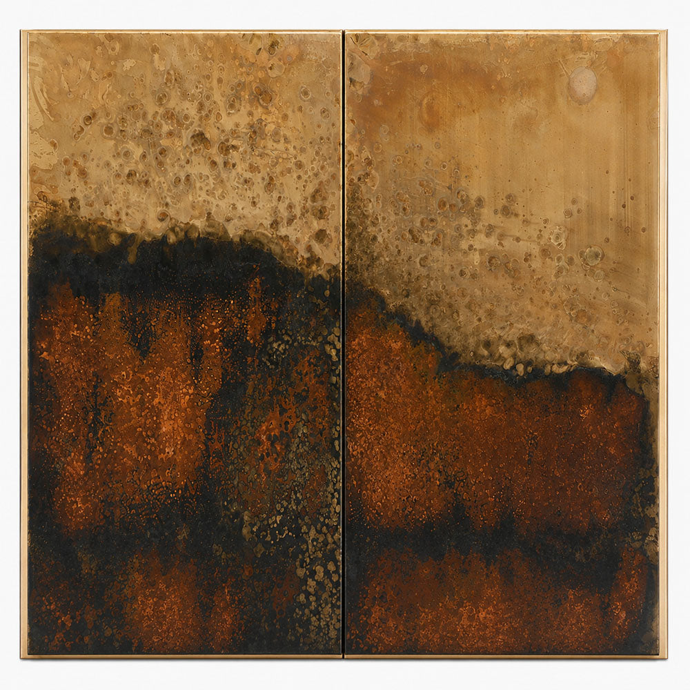 Stella Iron Cabinet | Rust