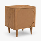 Aviso Mango Wood Bedside Table | Honey