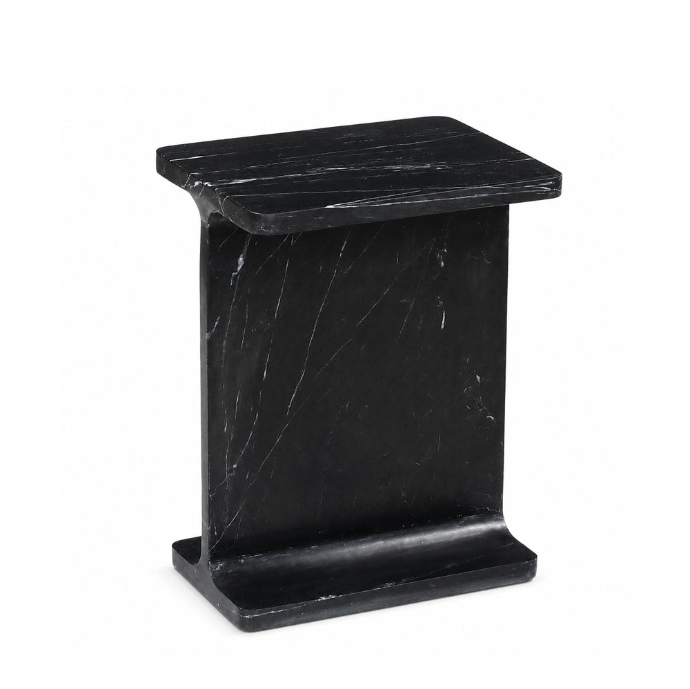 Julian Marble Side Table | Marine Black