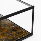 Luna Iron Coffee Table | Gold