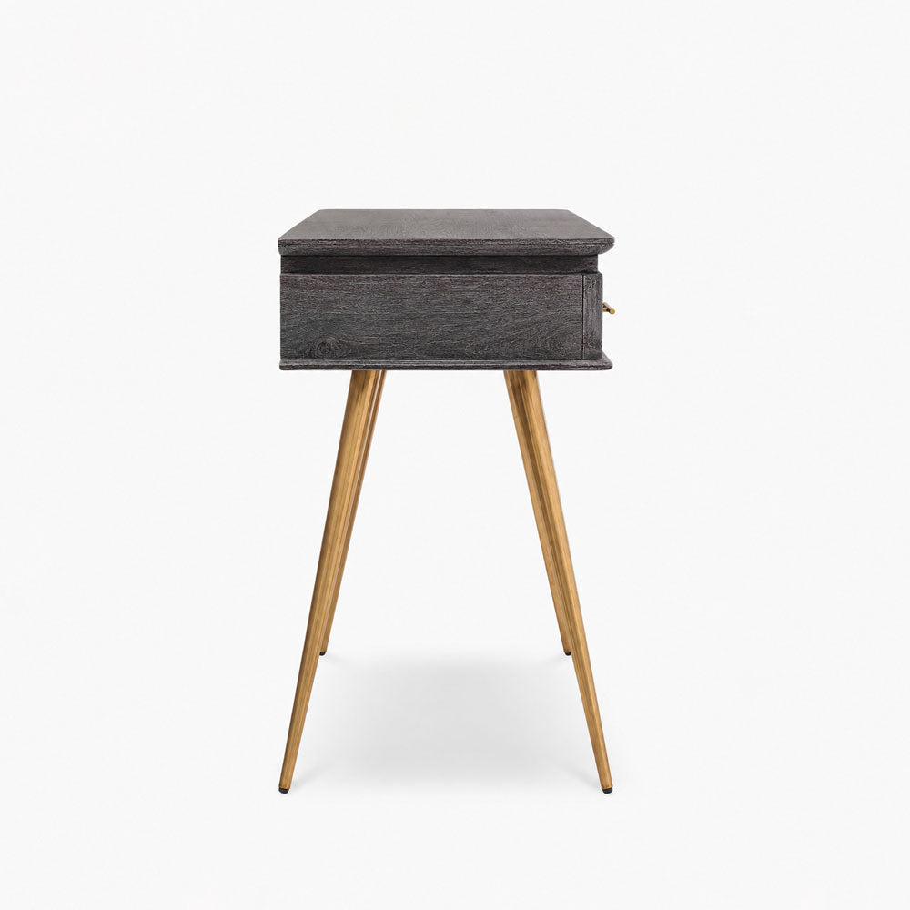 Casey Mango Wood Console Table | Grey