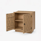 Nyla Mango Wood Cabinet | Natural