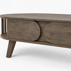 Dakota Mango Wood Coffee Table | Walnut