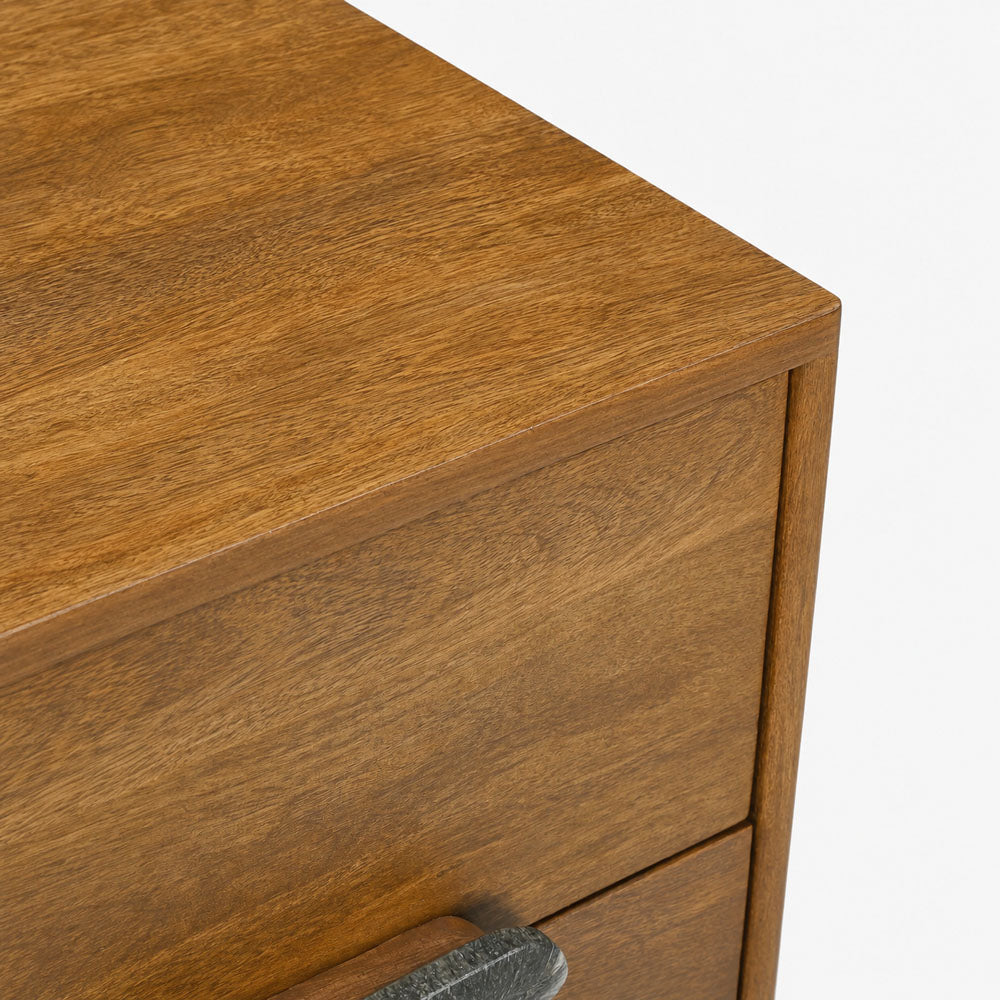 Belmont Mango Wood Bedside Table | Honey