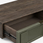 Moss Mango Wood Console | Walnut