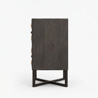 Colin Mango Wood Bedside Table | Brown